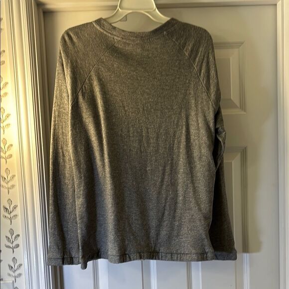 Gray and Cream Lace Zip-Up cardigan/top - Picture 3 of 7